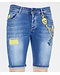 Local Fanatic Men's Denim Shorts - Slim Fit - LF-DNM-1046 - Blue