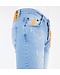 Local Fanatic Pantalones cortos de mezclilla para hombre - Slim Fit - LF-DNM-1048 - Azul Claro