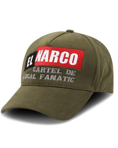 Local Fanatic Baseball Cap - EL NARCO - Groen