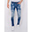 Local Fanatic Ripped Stonewashed Jeans Hombre - Slim Fit -1073- Azul