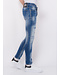 Local Fanatic Ripped Stonewashed Jeans Heren - Slim Fit -1073- Blauw