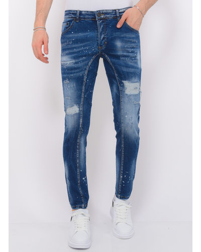 Local Fanatic Destroyed Jeans Hombre - Slim Fit -1083- Azul