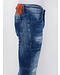 Local Fanatic Destroyed Jeans Heren - Slim Fit -1083- Blauw