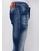 Local Fanatic Blue Stone Washed Jeans Hombre - Slim Fit -1076- Azul