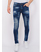 Local Fanatic Jeans With Paint Splatter Men’s - Slim Fit -1072- Blue