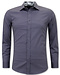 Gentile Bellini Blanco Camisa Hombre - Slim Fit - 3042NW - Grey