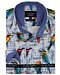 Gentile Bellini Men's Shirt - Bird Art - Blue