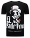 Local Fanatic T-shirt Heren - El Padrino - Zwart