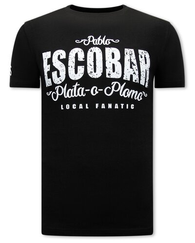 Local Fanatic T-shirt Men - ESCOBAR - Black