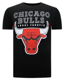 Local Fanatic T-shirt Heren - Classic Bulls - Zwart
