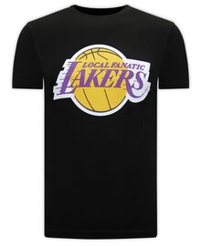 Local Fanatic Camiseta Hombre - Los Angeles Lakers - Negro