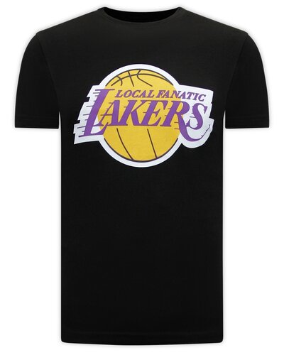 Local Fanatic T-shirt Heren - Los Angeles Lakers - Zwart