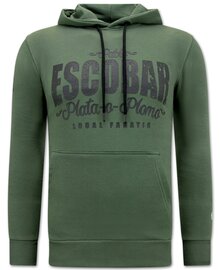 Local Fanatic Sweatshirt Men - Pablo Escobar – Green