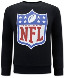 Local Fanatic Sweatshirt Men - National Football League –  Black