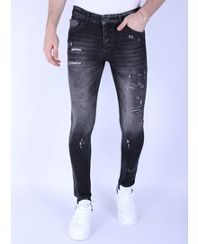 Local Fanatic Distressed Jeans Men’s - Slim Fit -1102 - Gray