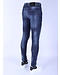 Local Fanatic Ripped Stonewash Jeans Hombre - Slim Fit -1101- Azul