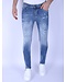 Local Fanatic Stonewashed Ripped Jeans Men's - Slim Fit -1098- Blue