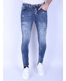 Local Fanatic Ripped Jeans Heren - Slim Fit -1097- Blauw