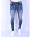 Local Fanatic Ripped Jeans Heren - Slim Fit -1097- Blauw