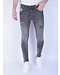 Local Fanatic Stonewashed Mannen Jeans - Slim Fit -1093- Grijs