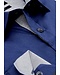 Gentili Bellini Heren Overhemd - Chambray Design -Navy