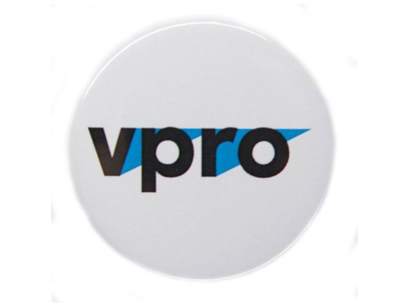 25mm button met speld