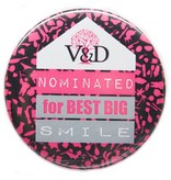 Button met gezekerde speld 37 mm