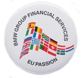 Button met gezekerde speld 37 mm