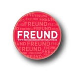 Button met gezekerde speld 37 mm