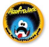 75mm button met speld.