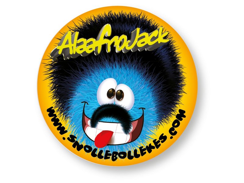 75mm button met speld.