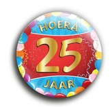 Jubileum Button met jaartal naar keuze