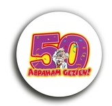 Button Abraham 50 Jaar