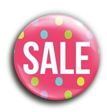 25mm button met speld