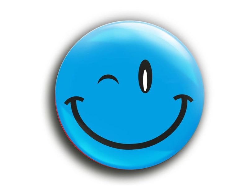 Smiley "Knipoog" vanaf