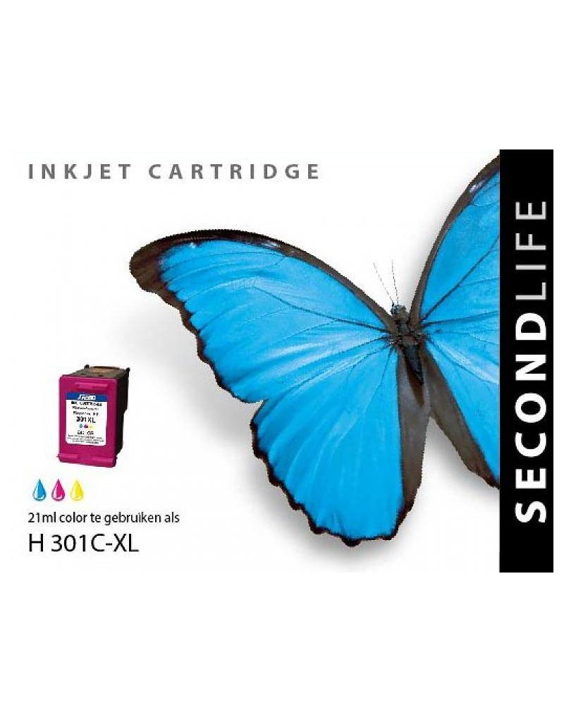 Secondlife SecondLife HP 301 Color XL