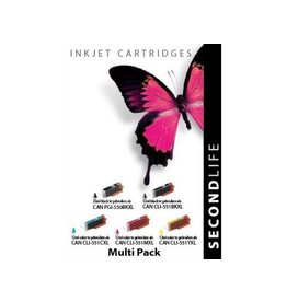 Secondlife SecondLife Multipack Canon 550 Black & 551 Serie