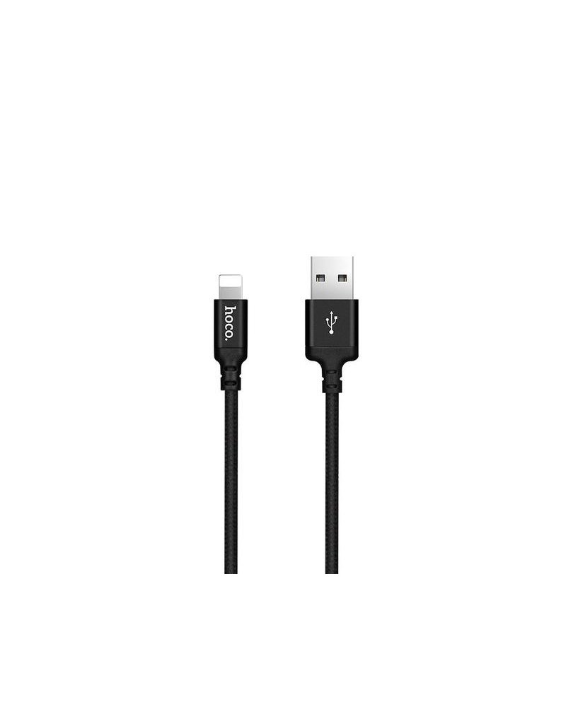 HOCO HOCO Charge & Sync USB naar Lightning kabel zwart - 1 meter