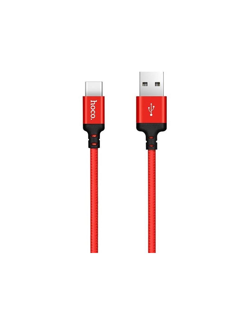 HOCO HOCO (2M) Charge&Synch USB-C Cable Red -
