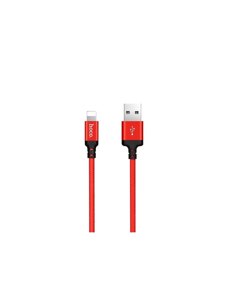 HOCO HOCO (2M) Charge&Synch Lightning Cable Red