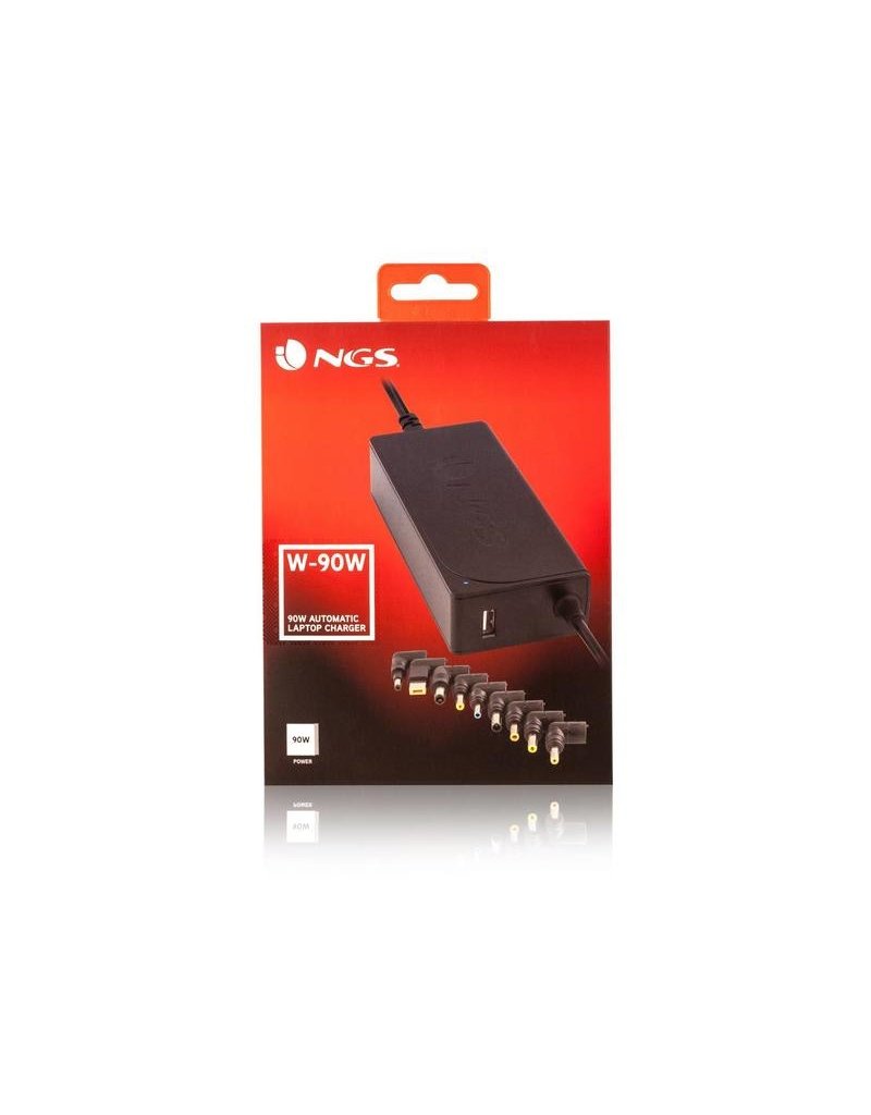 NGS NGS 70W - Universele laptop / notebook  adapter - 70 Watt - 10 tips