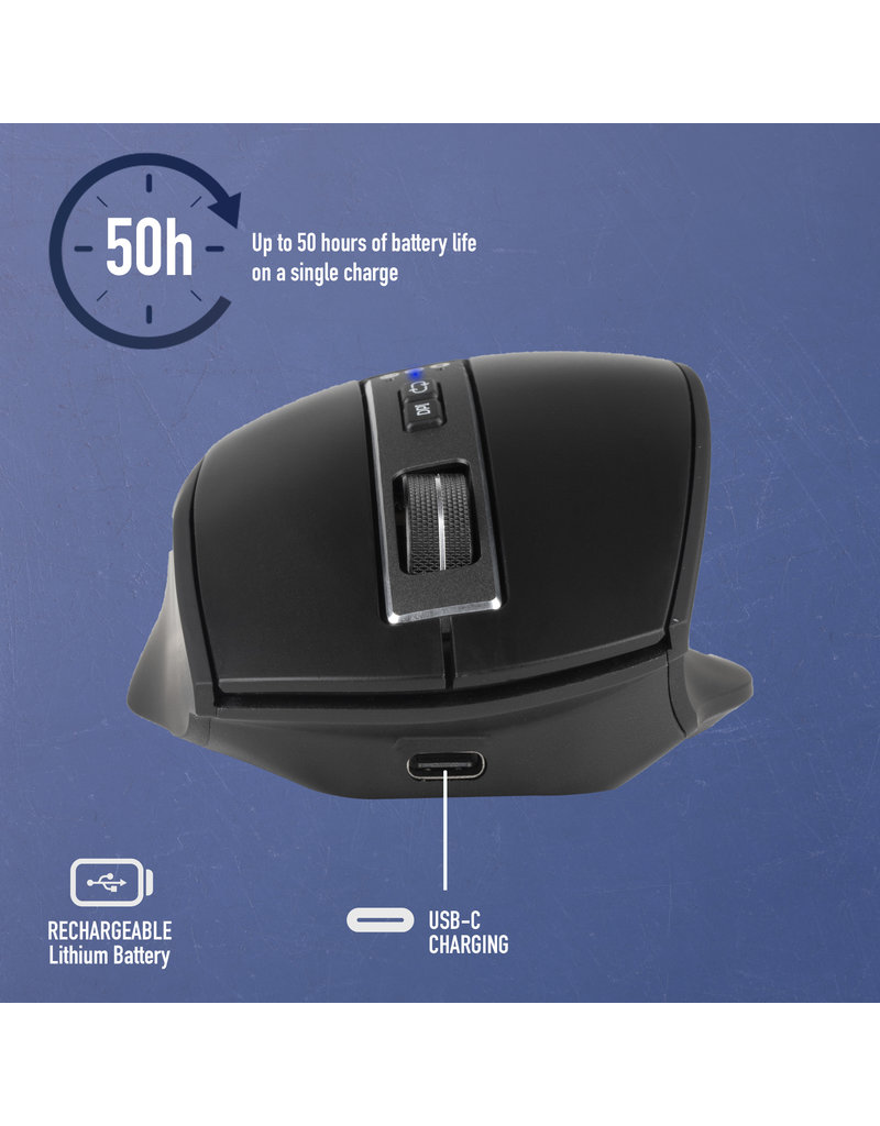 NGS NGS WIRELESS MULTIMODE MOUSE BLUR-RB WIRELESS RECHARGEABLE MULTIMODE MOUSE