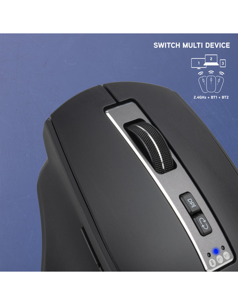 NGS NGS WIRELESS MULTIMODE MOUSE BLUR-RB WIRELESS RECHARGEABLE MULTIMODE MOUSE