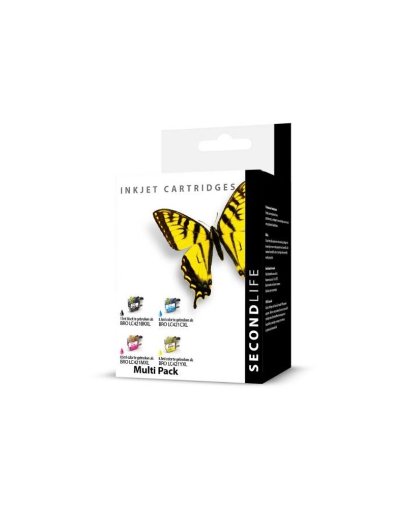 Secondlife SecondLife - Multipack Brother LC 421 XL