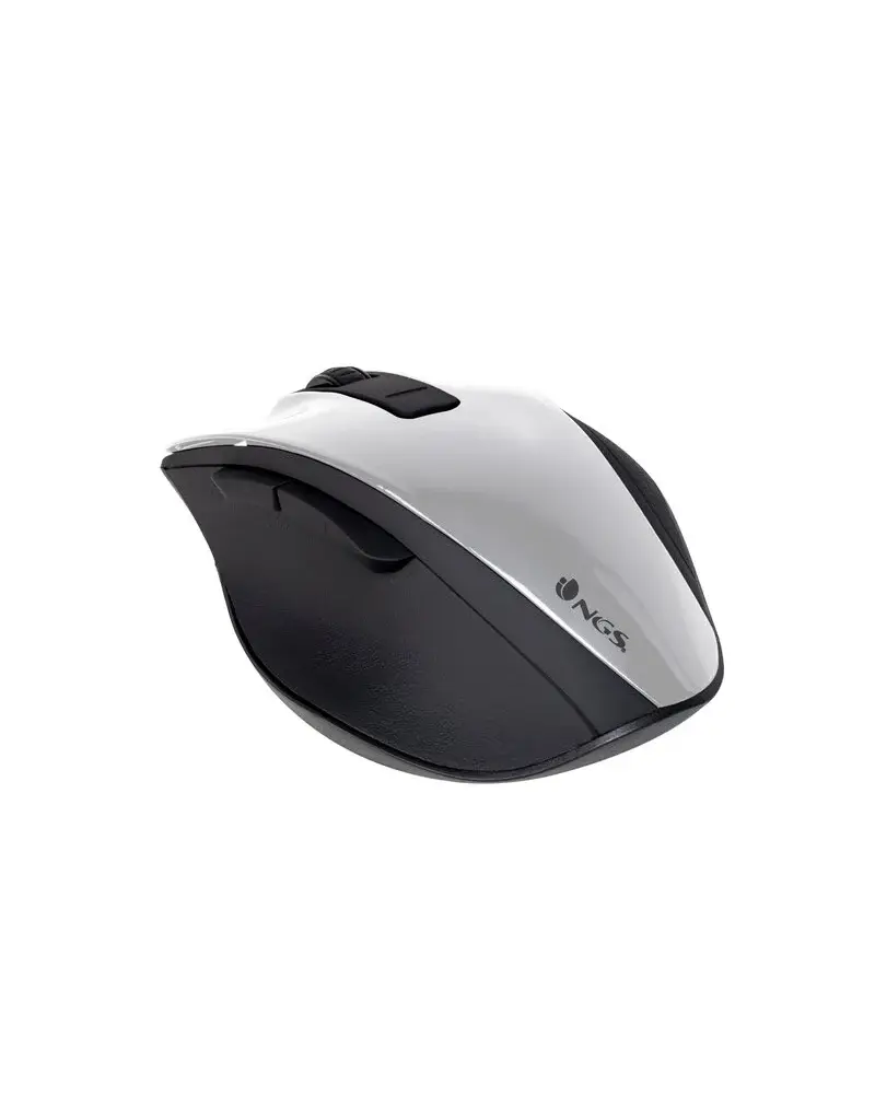 NGS NGS BOW WHITE 5 BUTTONS OPTICAL WIRELESS MOUSE, ERGONOMIC, BIG SIZE