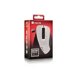 NGS NGS BOW WHITE 5 BUTTONS OPTICAL WIRELESS MOUSE, ERGONOMIC, BIG SIZE