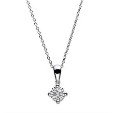 Artikel mit Schlagwort Solitär Diamant Collier Weißgold