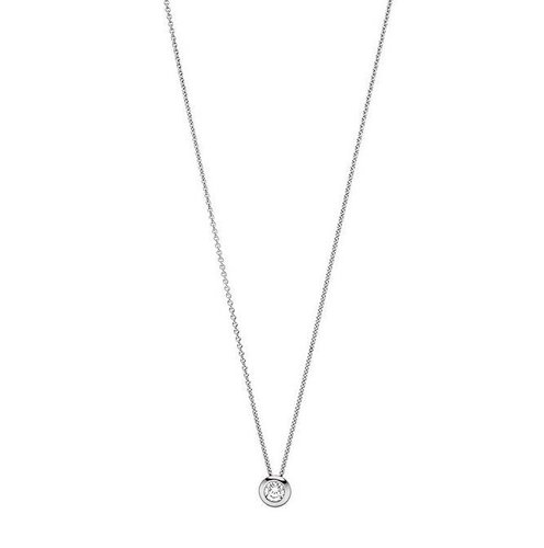 Solitär Diamant Collier 0,25 ct Weißgold 585