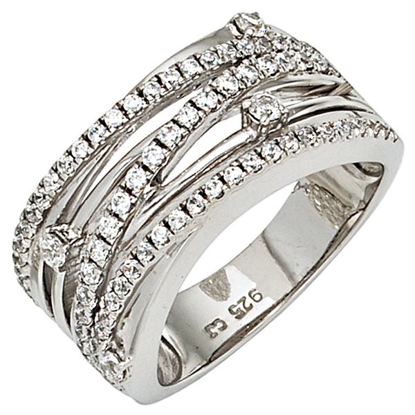  Zirkonia Ring aus Sterlingsilber 925