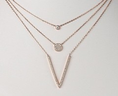 Artikel mit Schlagwort Collier mit Zirkonia Silber 925